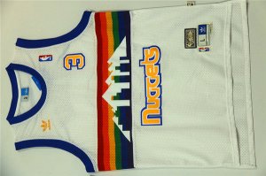 Maillot De Basket Oklahoma City Thunder Allen Iverson 3 Mount Shasta Engrener Blanc